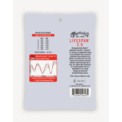 C.F. Martin MA140T Authentic Acoustic Lifespan� 2.0 Light (.012 - .054) 80/20 Bronze